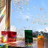 Flower Rainbow Prism Electrostatic Window Stickers PW-WG7E07F-01-4