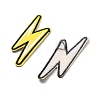 Lightning Bolt Polyester Computerized Embroidery Iron on Patches PATC-WH0001-78A-1