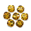 Pointed Back Glass Rhinestone Cabochons RGLA-T032-10x10mm-22-1