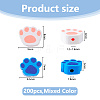 400Pcs 2 Styles Handmade Polymer Clay Beads CLAY-DC0001-17-2