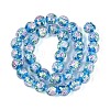 Handmade Foil Glass Beads Strands FOIL-N033-04C-2