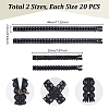 2Pcs 2 Styles Garment Accessories FIND-GA0006-62-2