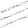 304 Stainless Steel Textured Cable Chains CHS-CJ0001-04P-4