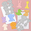 Doll Theme Carbon Steel Cutting Dies Stencils DIY-WH0309-982-3