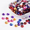 Imitation Taiwan Acrylic Rhinestone Flat Back Cabochons GACR-D002-10mm-M-1