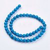 Imitation Synthetic Turquoise Bead Strands G-F434-8mm-02-2