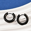 202 Stainless Steel Polishing Hoop Earrings EJEW-M106-02EB-02-3