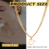 1Pc 304 Stainless Steel Letter Pendant Necklaces NJEW-LP0001-33U-G-2