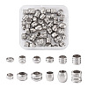 Mega Pet 72Pcs 12 Style 201 Stainless Steel Beads STAS-MP0001-12-10