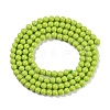 Synthetic Turquoise Beads Strands G-U004-02C-3