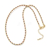 2.5MM Round Nylon Cotton Cord Necklace Making NJEW-C106-01G-2