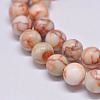 Natural Red Netstone Beads Strands LS-G-F352-8mm-2