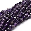 Nuggets Natural Amethyst Beads Strands G-J336-12-1