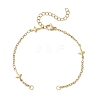 304 Stainless Steel Cross Link Bracelets Making AJEW-JB01382-02-1