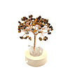 Natural Tiger Eye Chips Tree Night Light Lamp Decorations PW-WG63079-03-1