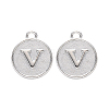 Alloy Pendant Cabochon Settings PALLOY-N156-01V-P-2