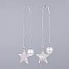 (Jewelry Parties Factory Sale)Cellulose Acetate(Resin) Stud Earrings EJEW-JE03422-3