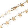 PVD Vacuum Plating 304 Stainless Steel Link Chain Necklaces LS-STAS-I156-26G-2