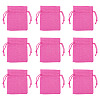 20Pcs Rectangle Polyester Imitation Burlap Packing Pouches Drawstring Bags ABAG-TA0001-95E-3