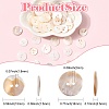 100Pcs 2 Styles Freshwater Shell Buttons BUTT-CJ0001-12-2