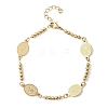 Religion 304 Stainless Steel Link Bracelets BJEW-F524-04A-G-4