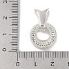 Brass Micro Pave Clear Cubic Zirconia Fishtail Fold Over Clasps FIND-U017-12P-3