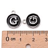 Platinum Plated Alloy Charms ENAM-S118-02G-P-3