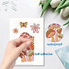 8 Sheets 8 Styles PVC Waterproof Wall Stickers DIY-WH0345-121-3