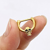 304 Stainless Steel Skull Circular/Horseshoe Barbell Nose Rings WG89838-02-3