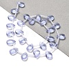 K9 Glass Beads Strands GLAA-Q102-01G-2