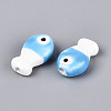 Handmade Porcelain Ceramic Beads PORC-T134-26B-3