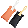 2Pcs 2 Colors PVC Imitation Leather Eyeglass Cases ABAG-CN0001-65-7