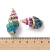 Conch Shell Pendants SSHEL-B002-06B-3