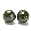 Opaque Acrylic Beads OACR-G012-01G-2