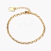Brass Box Chain Bracelets BJEW-H537-03G-6