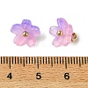 Alloy Acrylic Pendants TACR-P016-01G-13-3