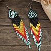 Bohemian Style Tassel Dangle Earrings JV4227-3