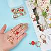 12Pcs 6 Style Alloy Shoes Charms HJEW-DR00127-3