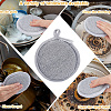 8Pcs Polyester with Cleaning Sponge for Bowl AJEW-GF0010-85-4