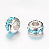 Rhinestone European Beads RB-R046-10mm-M1-3