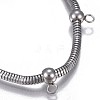 Tarnish Resistant 304 Stainless Steel Bracelet Making X-MAK-P012-01P-2