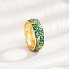 Brass Micro Pave Cubic Zirconia Finger Rings FS-WGFDCA6-09-1