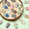20Pcs 10 Styles Alloy Enamel Pendants ENAM-YW0006-95-2
