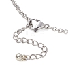 304 Stainless Steel Rolo Chain Bracelet Making AJEW-JB01513-4