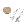 Alloy Pendants Earrings EJEW-JE05978-3