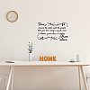 Rectangle with Word PVC Wall Stickers DIY-WH0228-130-4