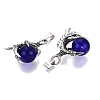 Alloy Glass Pendants GL-N004-06AS-2