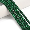 Synthetic Malachite Beads Strands G-Z110-B02-2x4mm-1