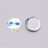 Acrylic Faceted Cabochons LS-OACR-WH0025-12-1