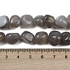 Natural Grey Agate Beads Strands G-L630-F01-01J-5